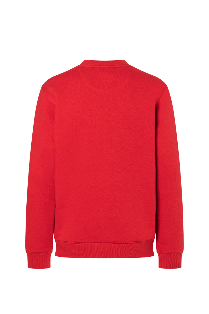 Damen Workwear Sweatshirt Soft-Face, aus nachhaltigem Material - Rot - L