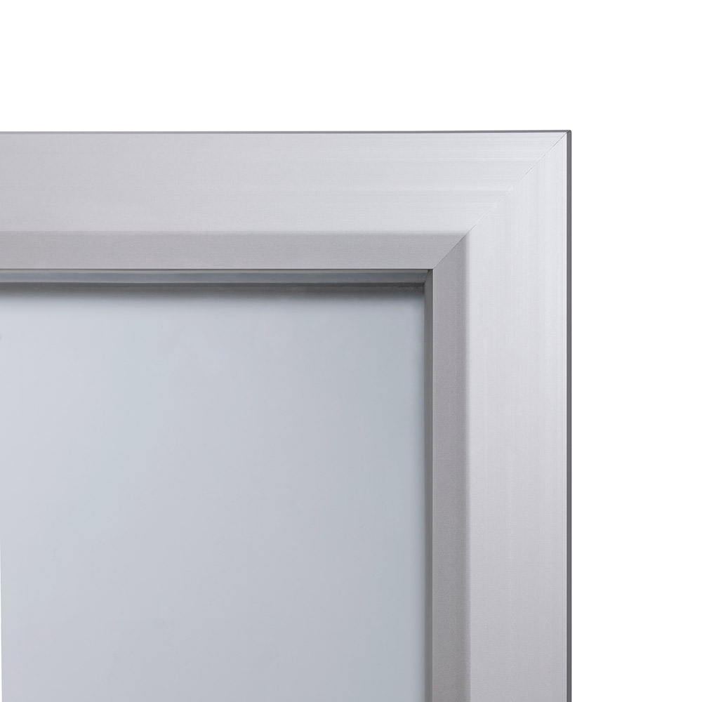 Outdoor Schaukasten Slim 6x A4 - Silber