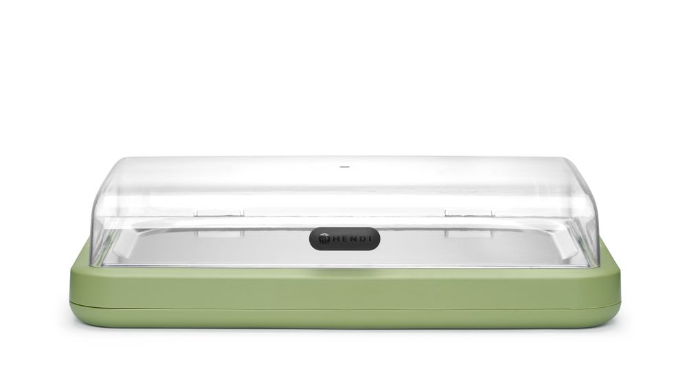 Kühldisplay UNIQ - GN 1/1 - Grün - 593x389x(H)147mm - Rechteckig