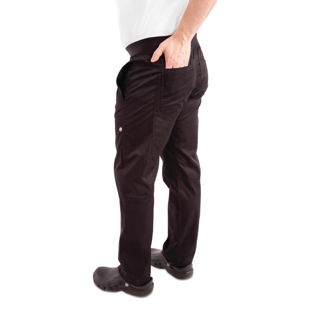 Pantalon Slim Léger | Chef Works | Homme | Noir | Disponible en 5 Tailles