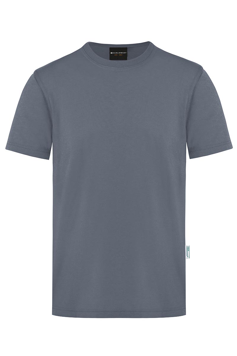 Herren Workwear T-Shirt Casual-Flair, aus nachhaltigem Material - Anthrazit - L