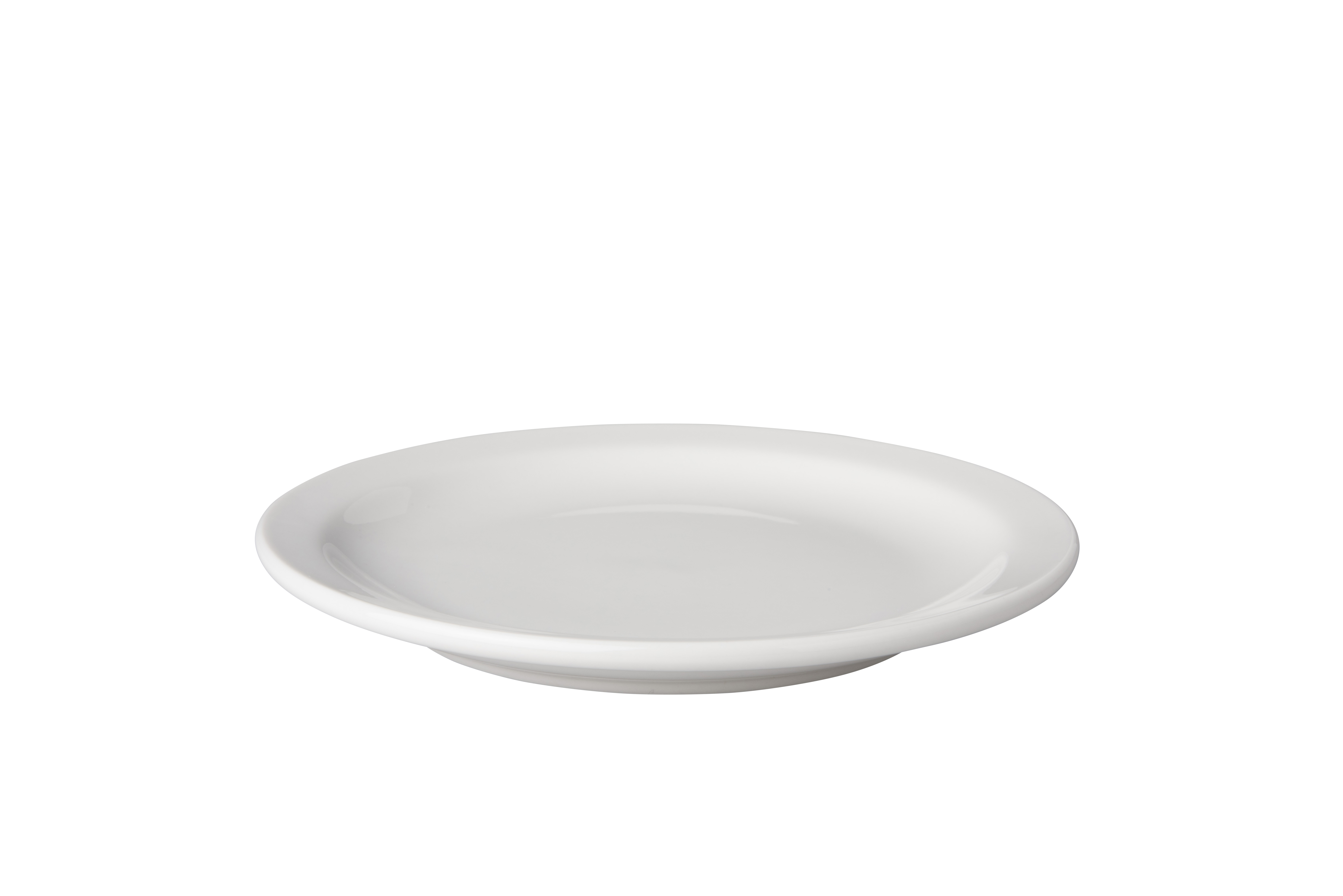 Bord smalle rand Budgetline 16 cm Wit Porselein