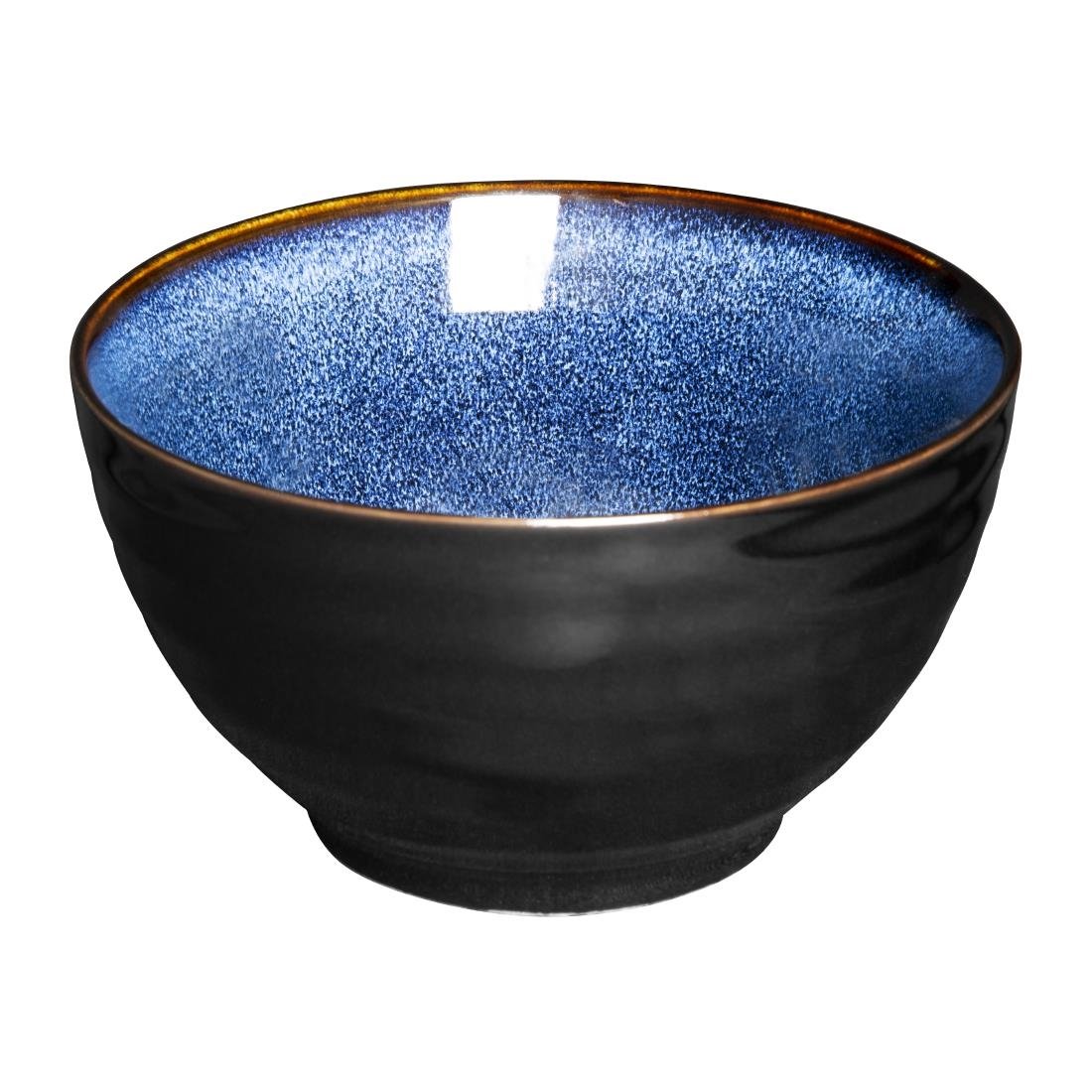 Olympia Luna Mitternachtsblaue Schalen mit Fuß 150 mm (6er-Pack)
