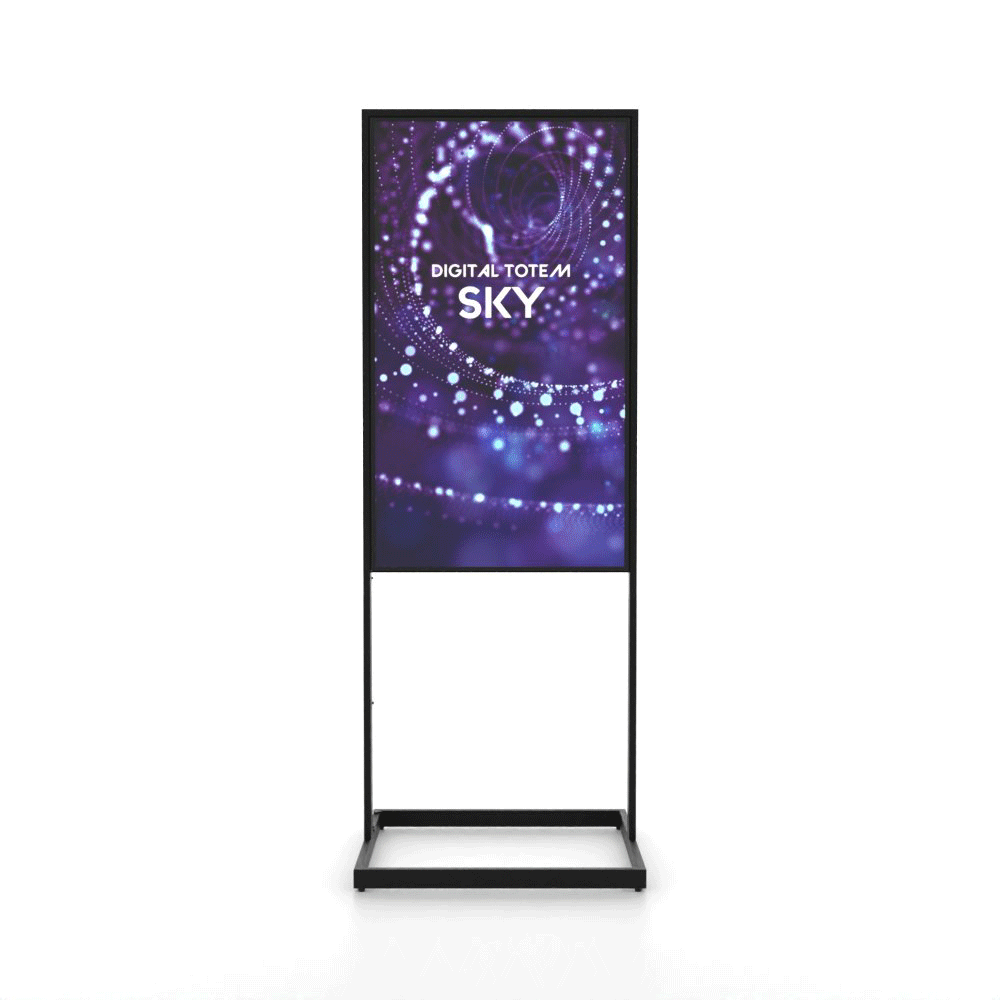 Totem numérique Sky avec écran Samsung 55 pouces