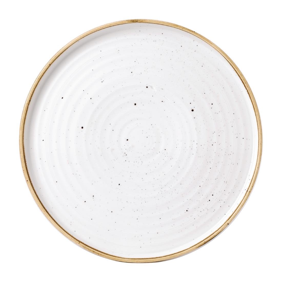 Assiettes avec rebord Churchill Stonecast Barley White 275mm (Lot de 6)