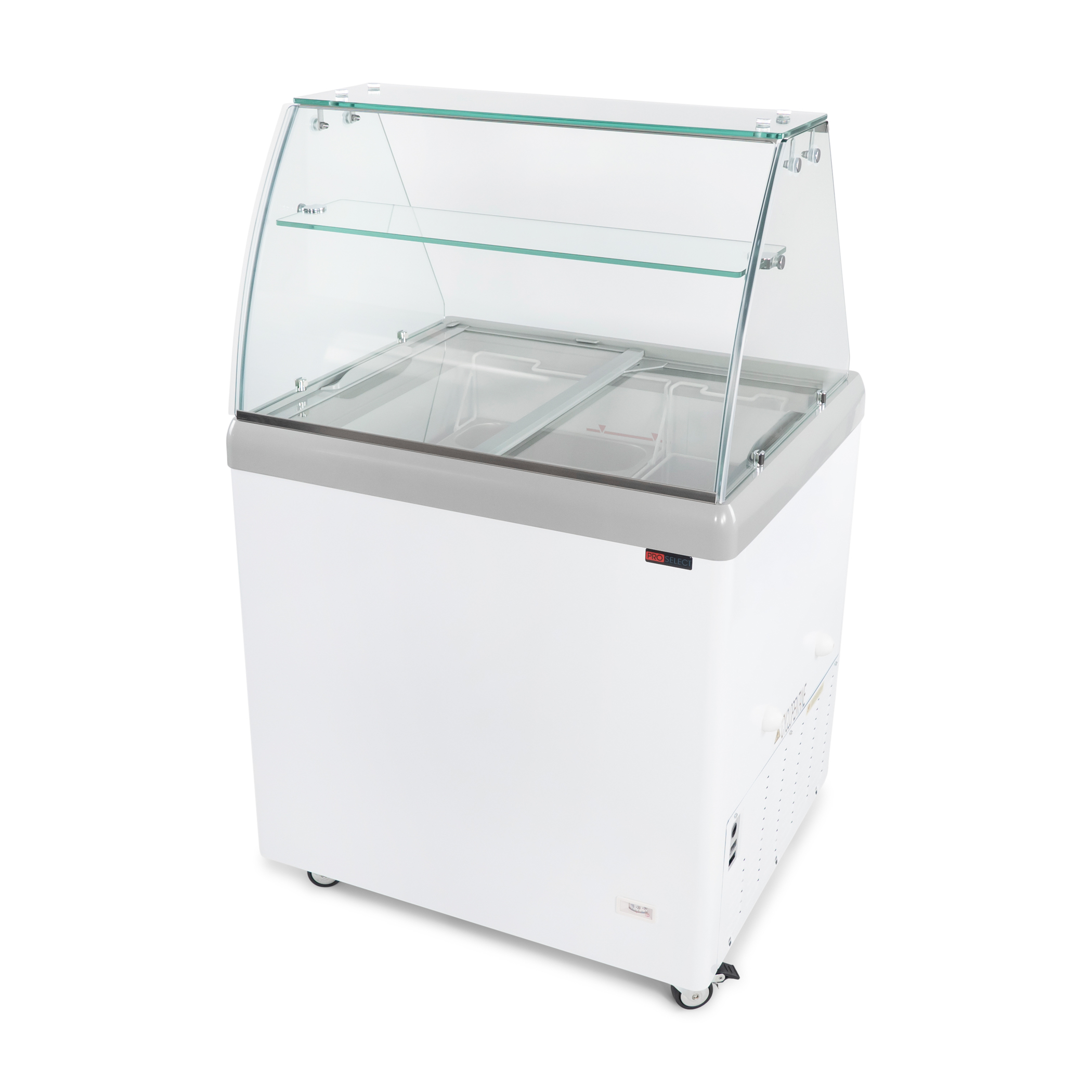 Schepijsvitrine - 4x5L - 800x694x(h)1279mm