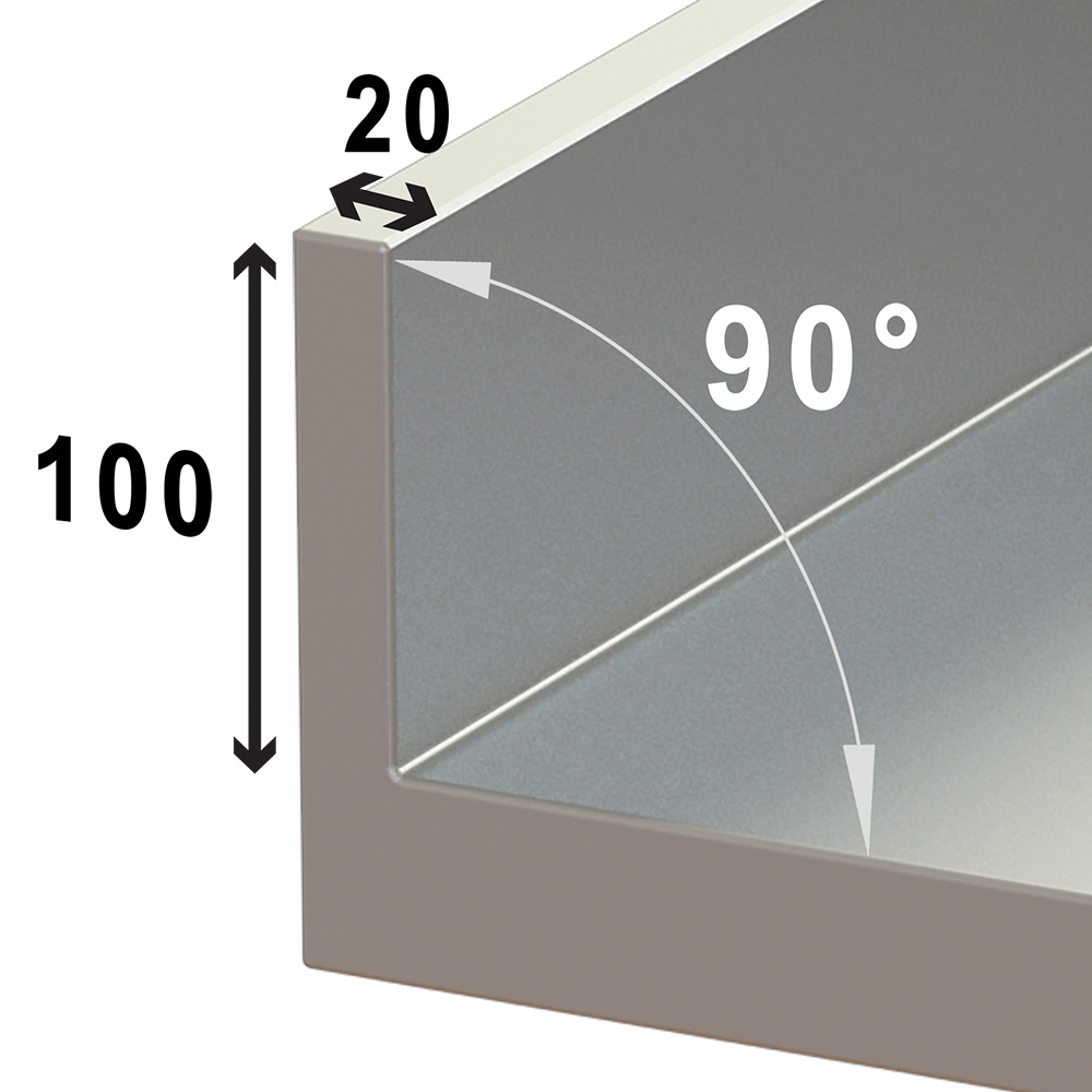 Plonge inox ECO 2 cuves égouttoir gauche, sans tablette inférieure