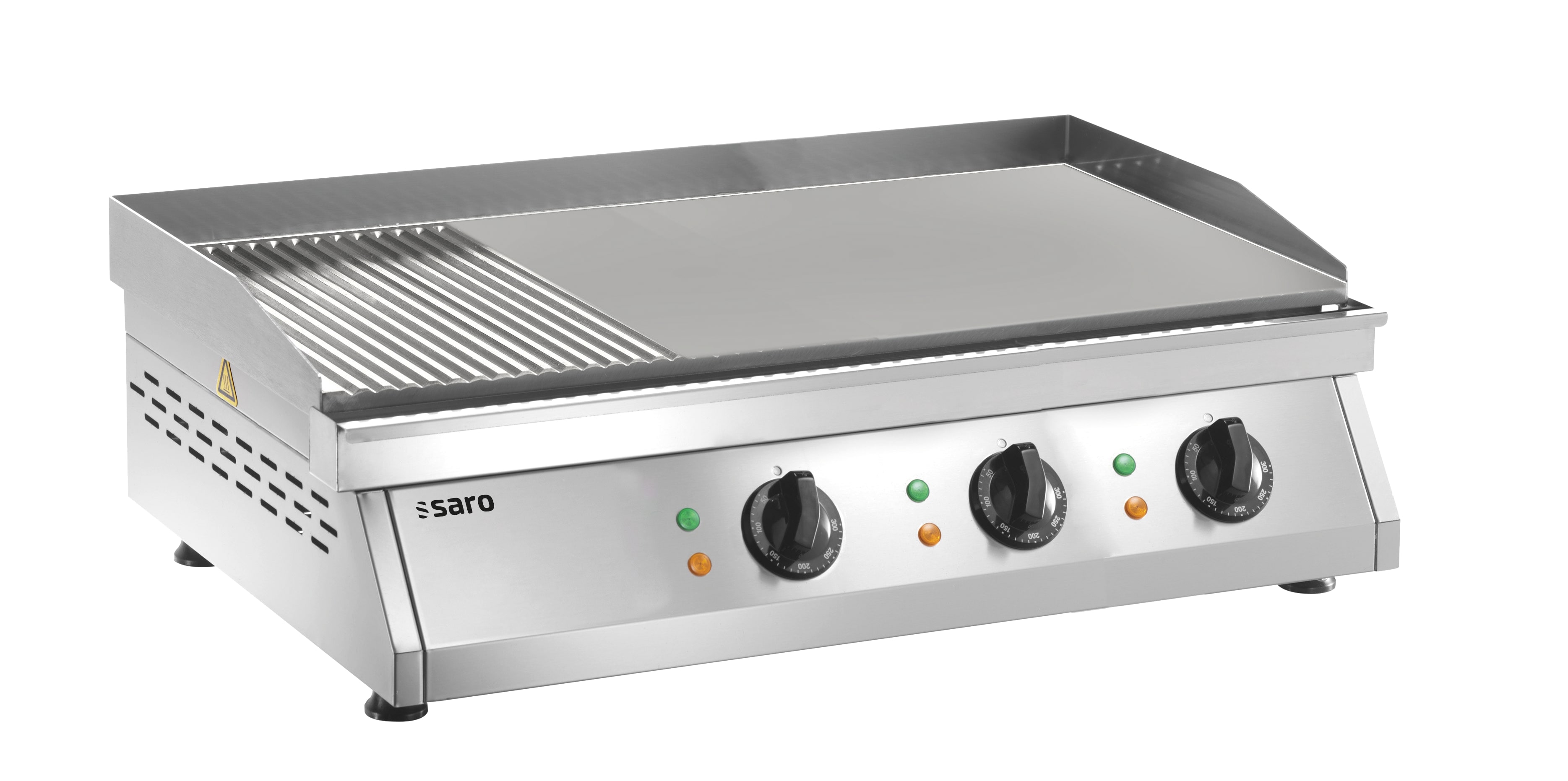 Plaque de cuisson striée + lisse SARO, FRY TOP GH 760 R