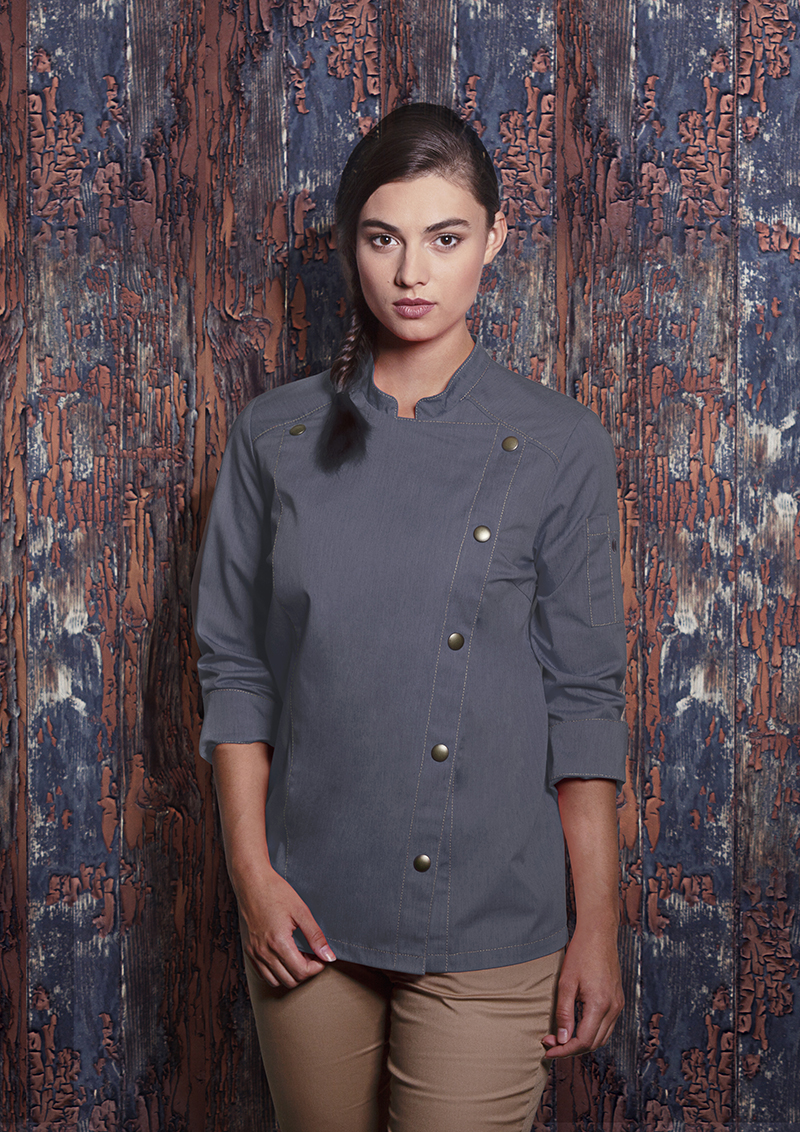 Veste de cuisine femme Jeans-Style - Vintage Black - 34