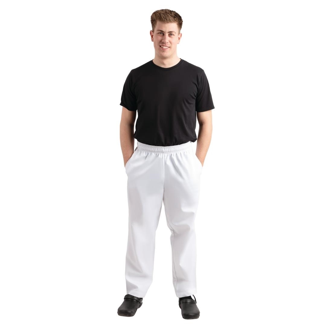 Pantalon de Cuisine | Whites Easyfit | Blanc | Unisexe | Disponible en 6 Tailles