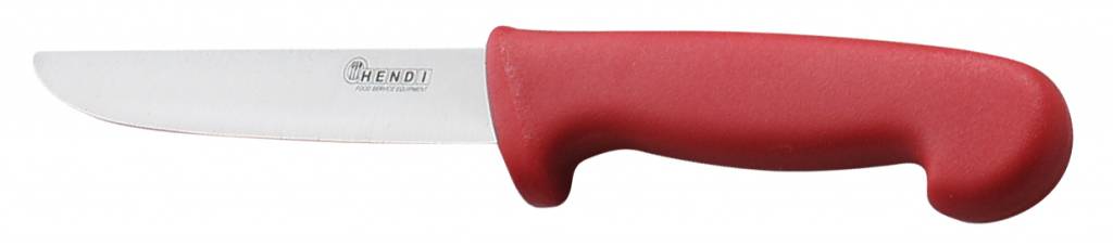 Couteau à Découper Inox 150mm - Manche Rouge