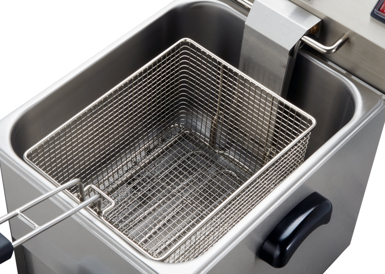 Elektrische friteuse ECO 10 liter met aftapkraan