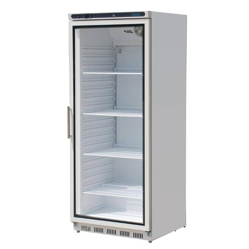 Kühlschrank mit Glastür | 600 Liter | 770x690x(h)1890mm | Beleuchtung