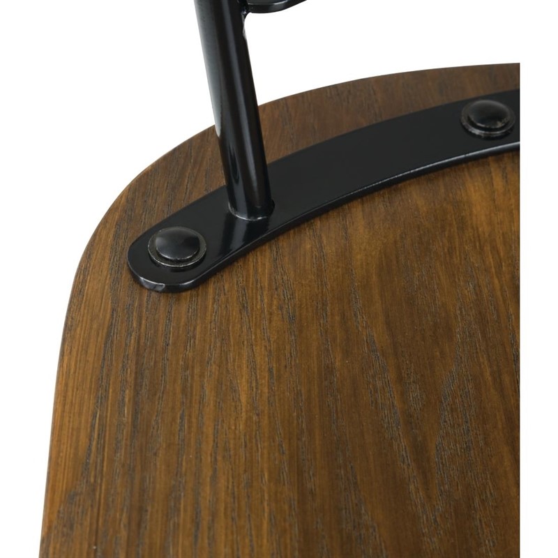 Scandi Hoge Barkruk Zwart - Per 2 Stuks