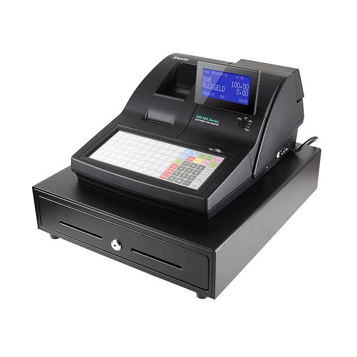 Kassasysteem Traditioneel | Sam4s NR-500B | Enkel Station Printer | LCD Display | Plat Toetsenbord