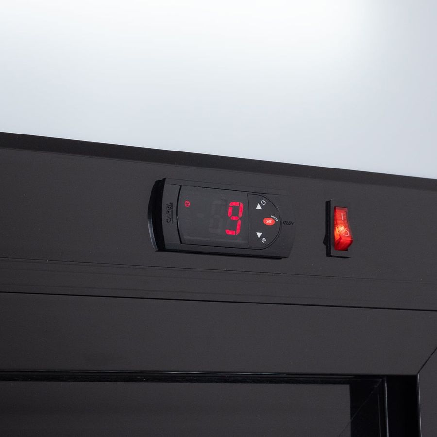 Drankenkoelkast ECO 630 met lichtbak en schuifdeuren | 509 Liter | +2 tot +8 °C | Afsluitbaar