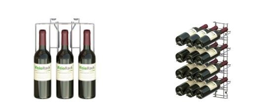 WijnFlessenrek Presentatie 12 Flessen - 4 niveaus - 75cl
