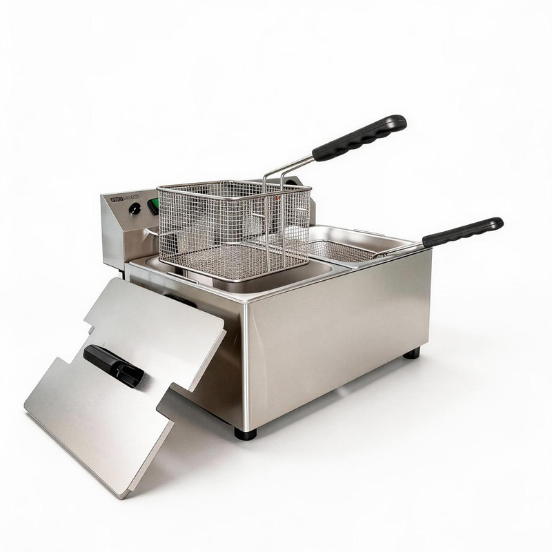 Dubbele friteuse 2x8L 2800W RVS ProSelect