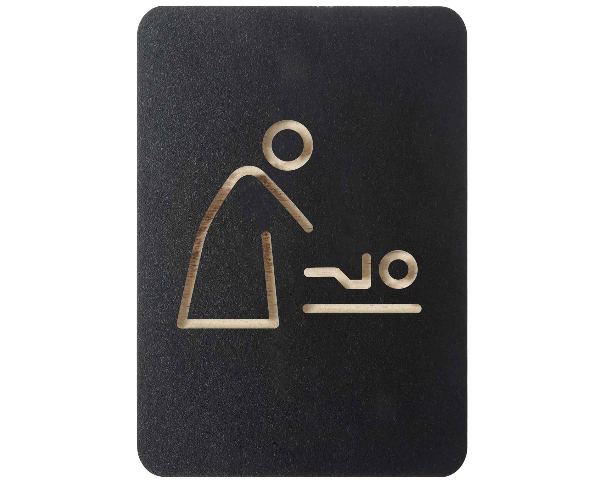 Pictogramme signe bébé noir