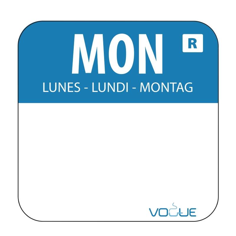 Sticker Montag | Blau