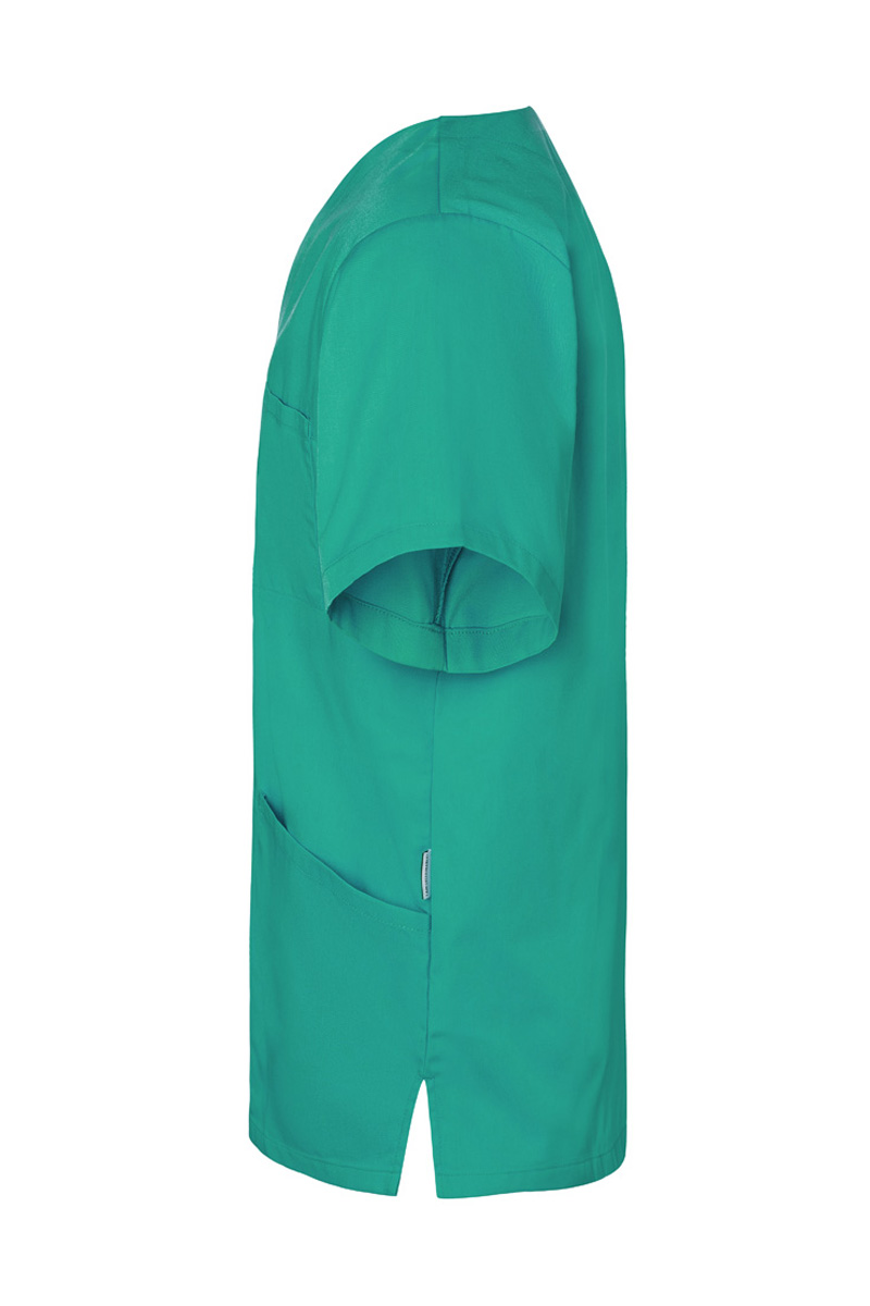 Tunique homme à enfiler à manches courtes Essential, en matériau durable - Vert Émeraude - L