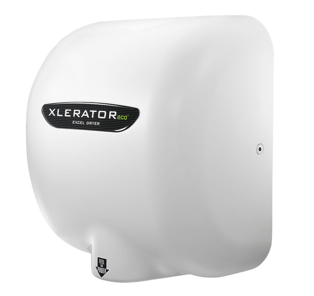 Xlerator Händetrockner | XL-W-ECO | Energieeffizient | 12 Sek. | Weiß | 500W | Umweltfreundlich