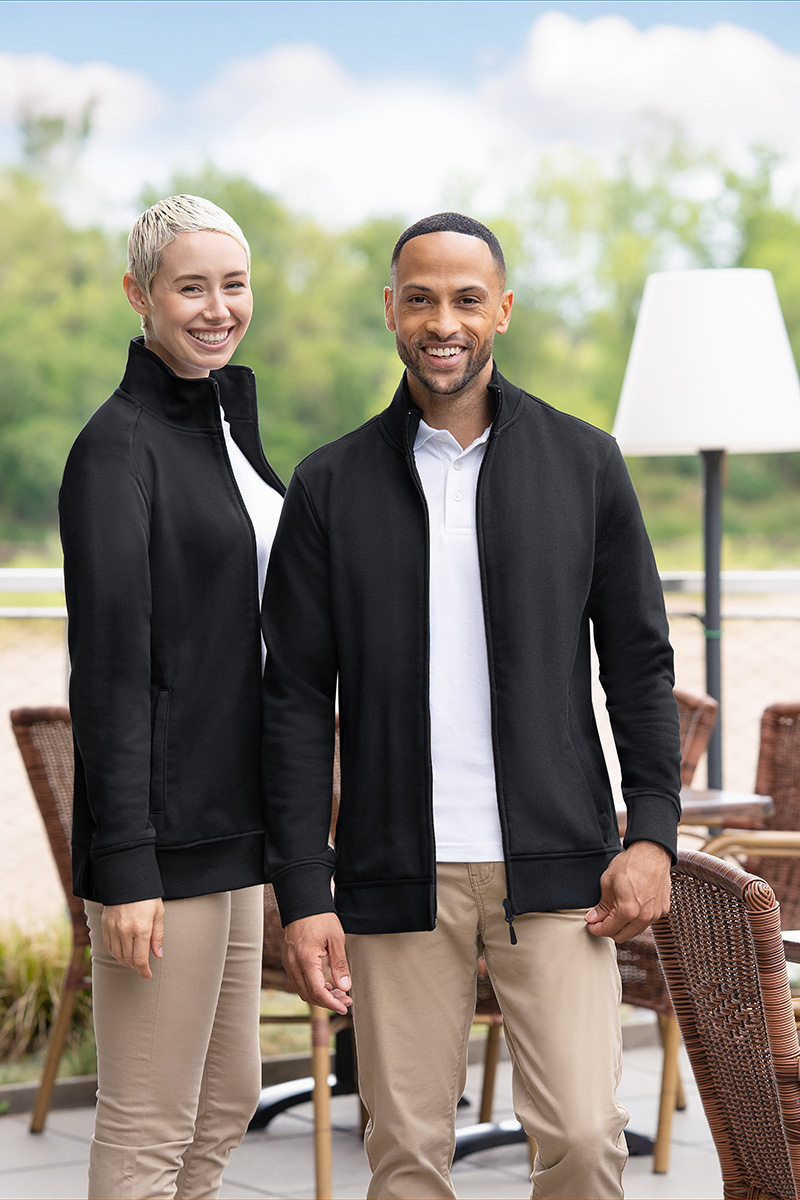 Veste en sweat de travail pour femme Soft-Face, en matière durable - Noir - L