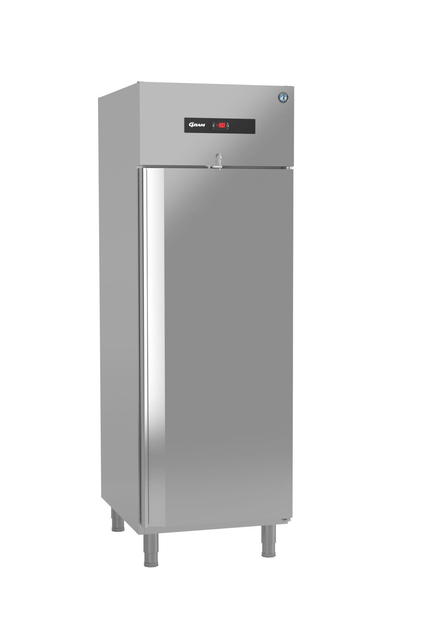 Edelstahl Tiefkühlschrank 2/1GN 600 Liter | AISI 430 | Gram ADVANCE F 70-4 L DR | 654x830x(H)2000mm