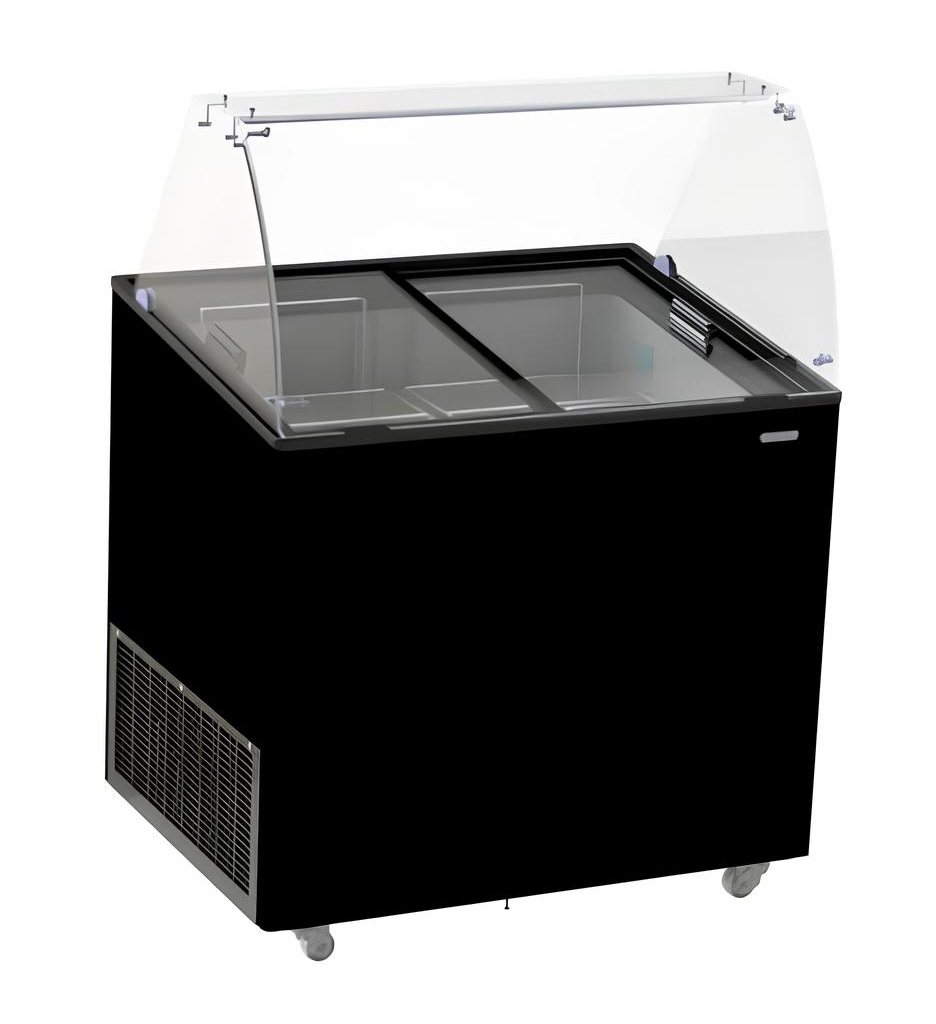 Eisvitrinen Corsica Schwarz 6X5 Lt