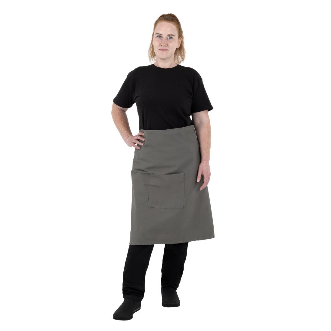 Southside Baumwolle Canvas Bistro Schürze Khaki Southside Baumwolle Canvas Bistro Schürze Khaki