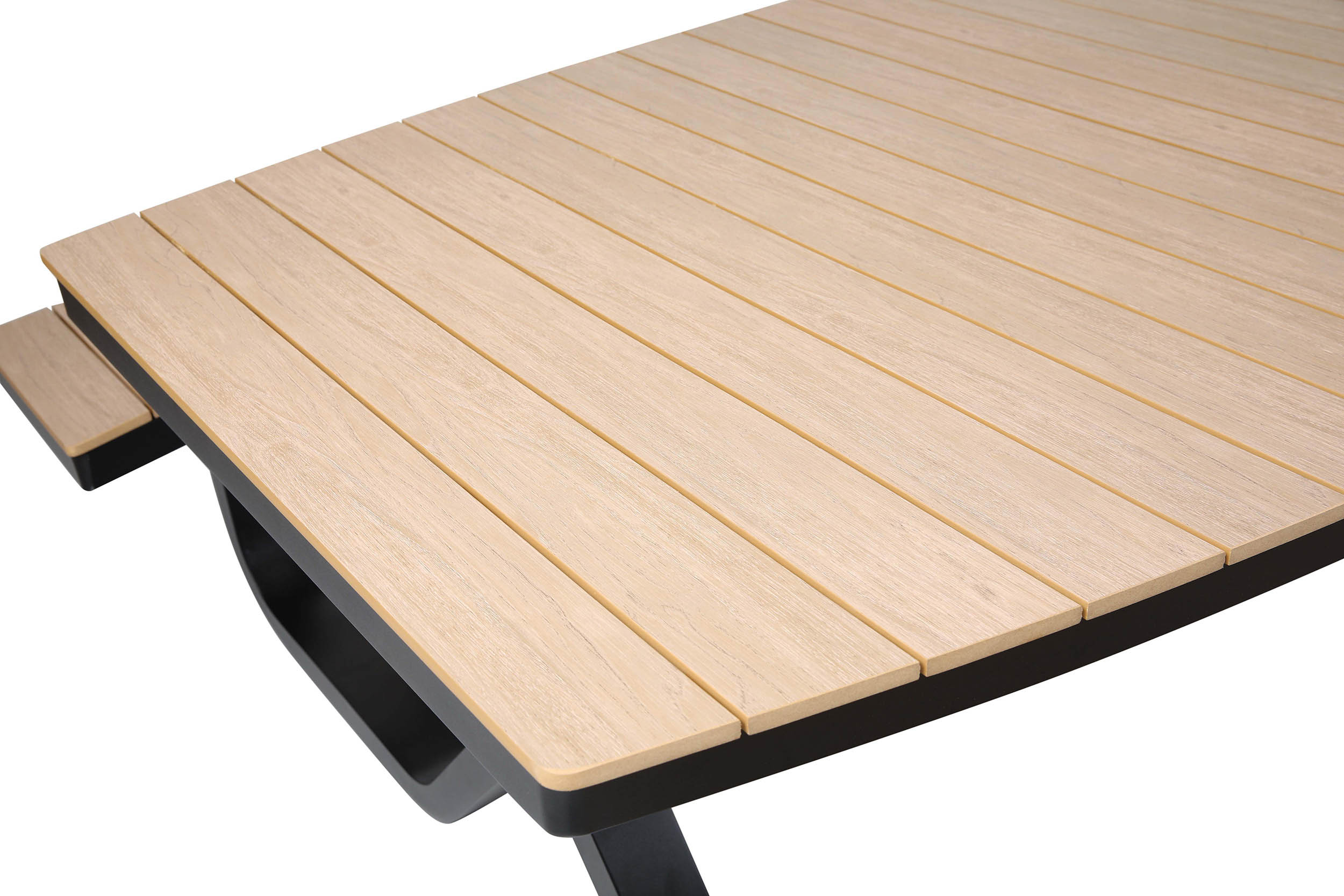 Buddy  Picknicktafel Polywood Zwart