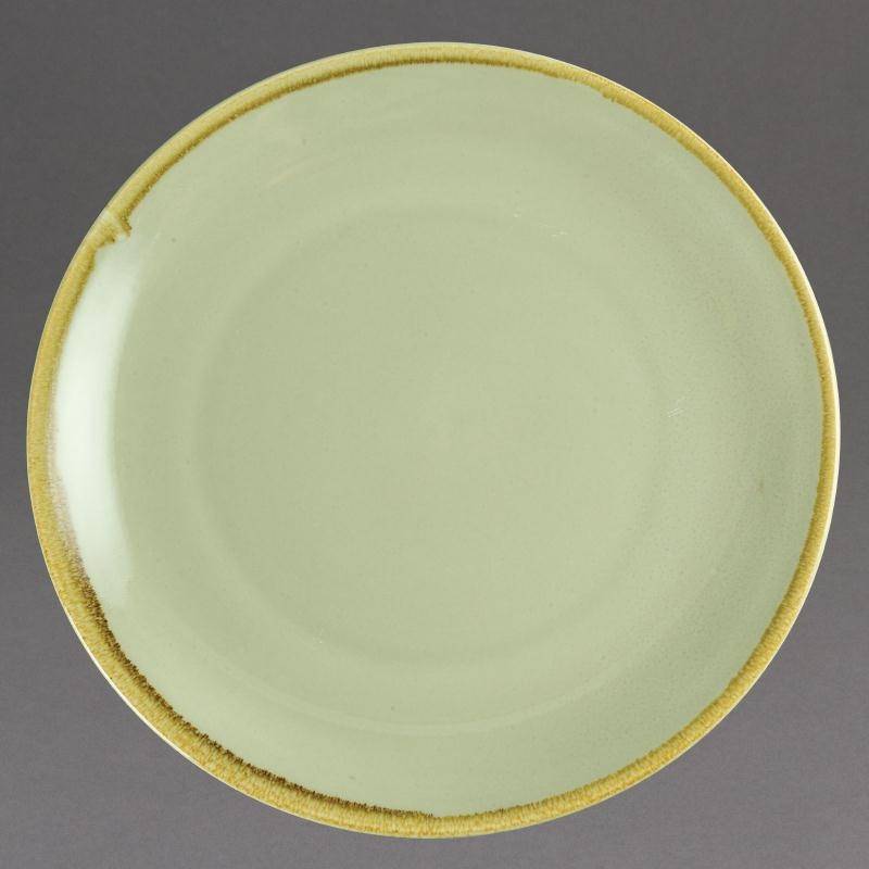 Assiette Plate Ronde | Porcelaine Mousse | Ø280mm | 4 Pièces