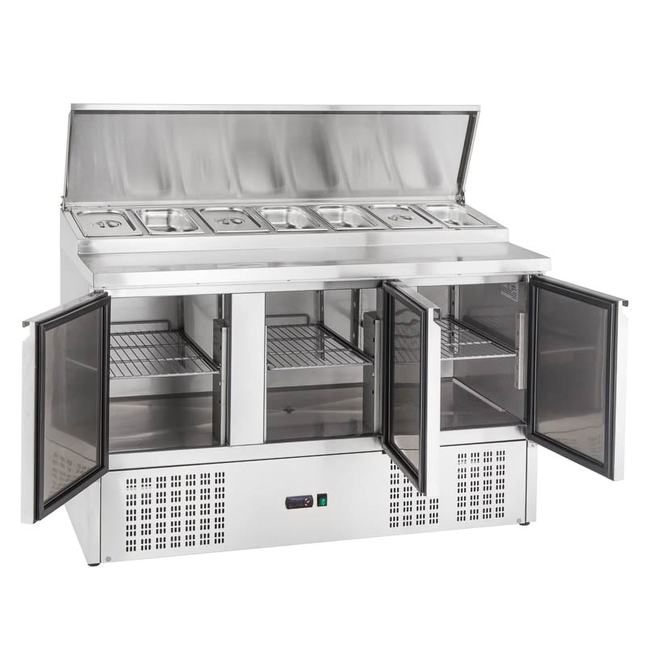 Saladette ECO 1365 voor 7 x 1/3 GN-bakken