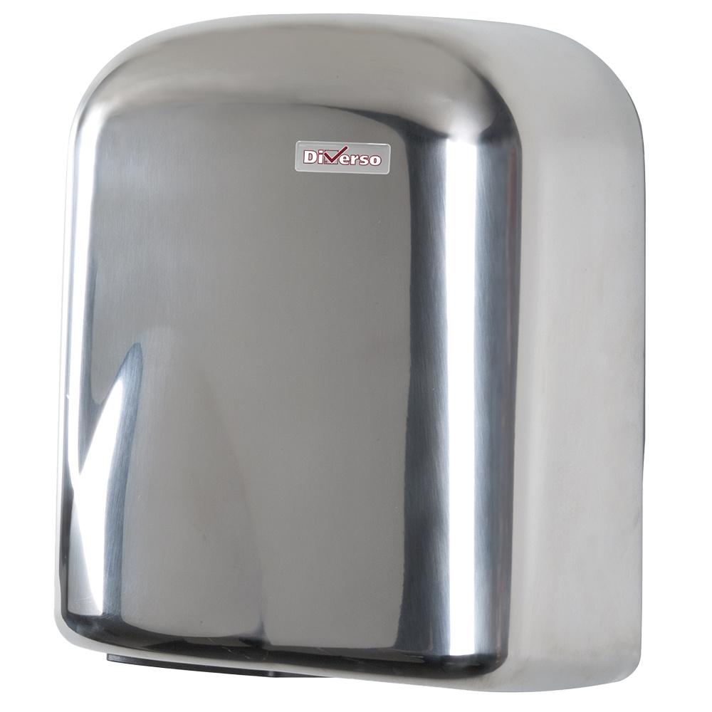 Elektronischer Händetrockner, Wandmontage, Edelstahl