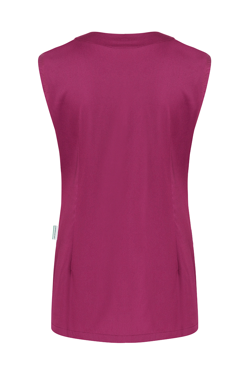 Ärmelloser Damenkasack Essential, aus nachhaltigem Material - Fuchsia - 42