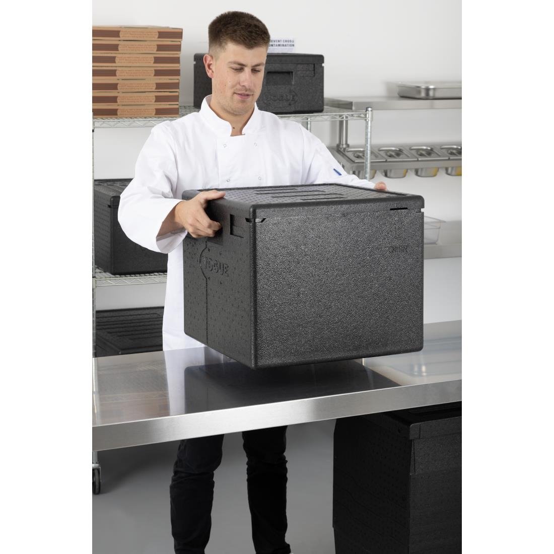 Vogue Isolierte EPP Pizza Transport Box 59Ltr für 8 Pizzen