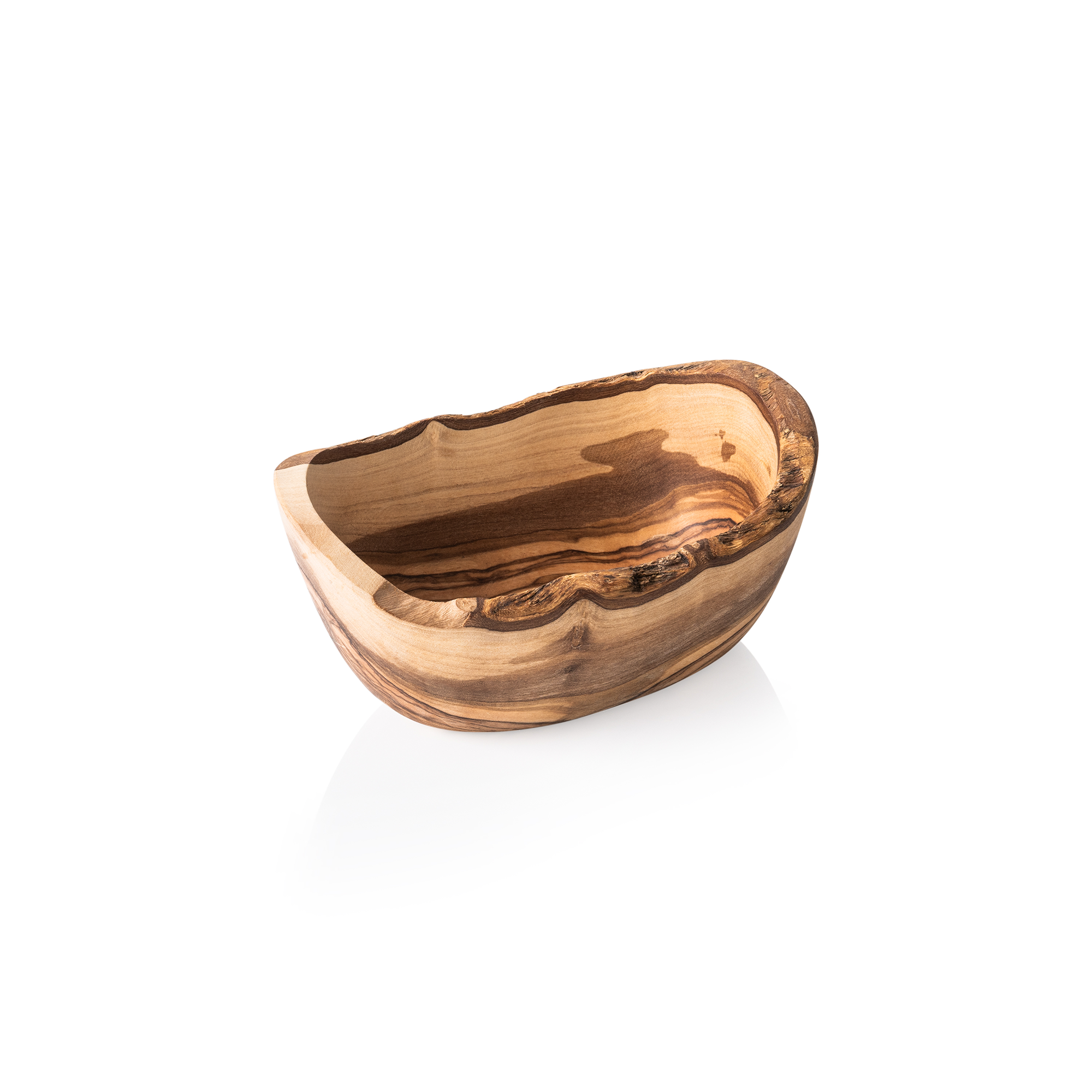 Schaal PURE OLIVE, 14 x 8 x 7 cm, olijfhout