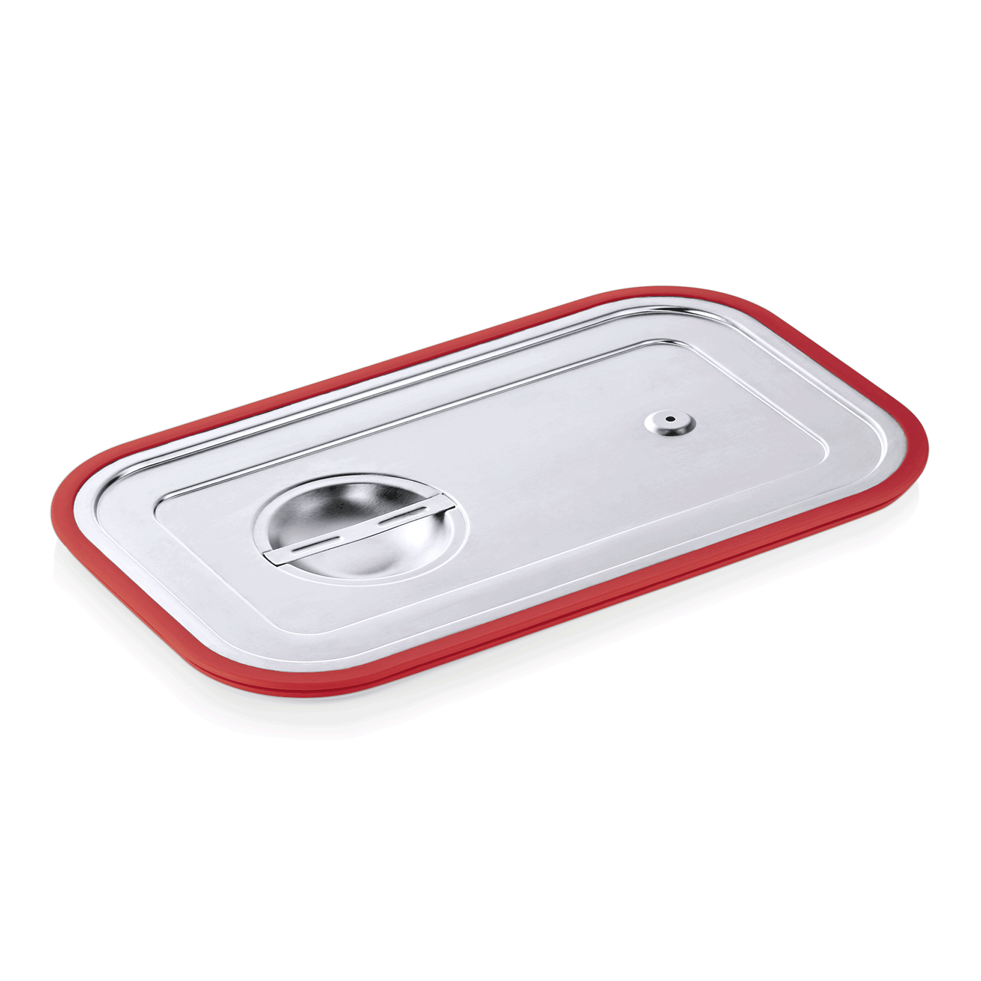 GN Transportdeckel GN CORE 1/1, Silikondichtung, Chromnickelstahl