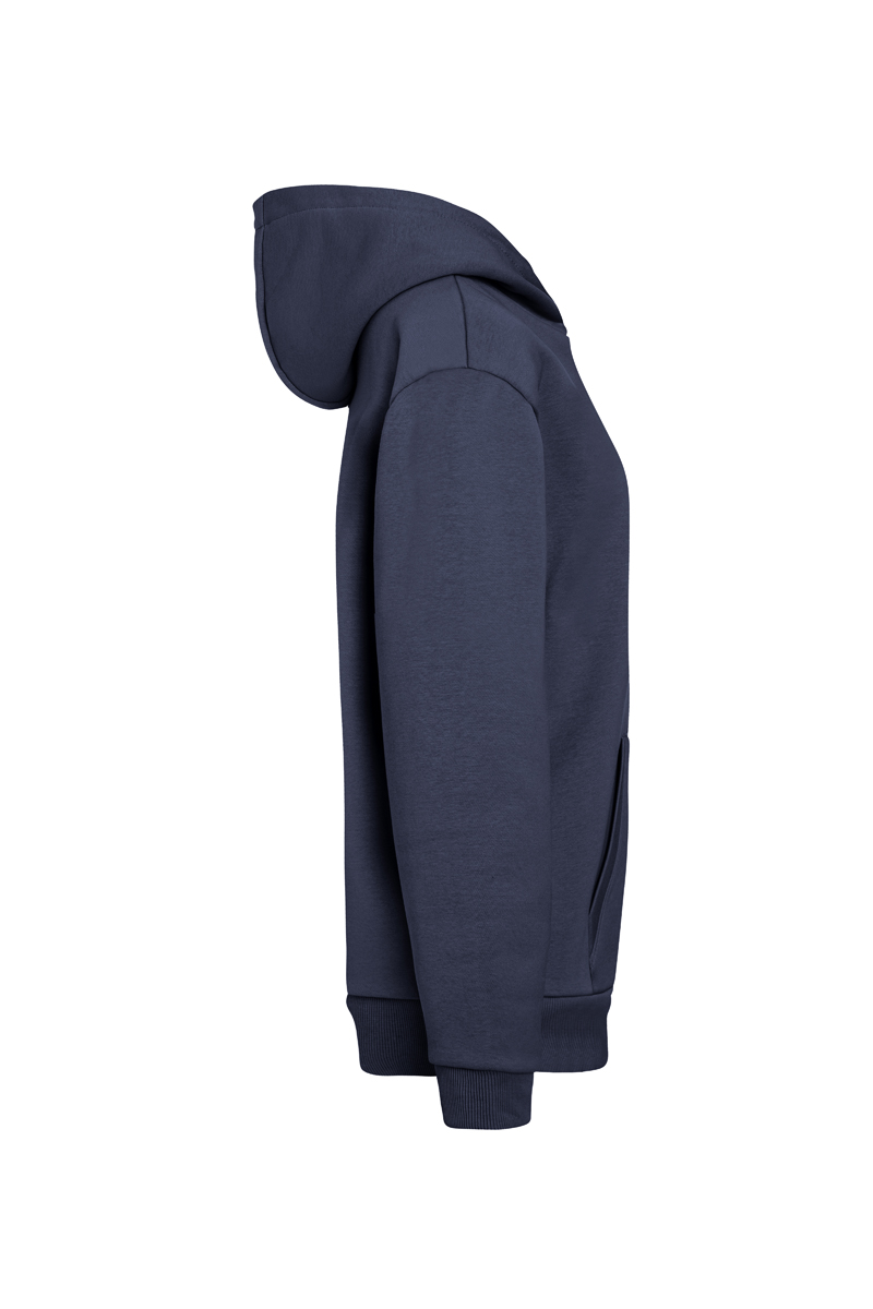 Damen Workwear Sweat Hoodie Soft-Face, aus nachhaltigem Material - Marine - L
