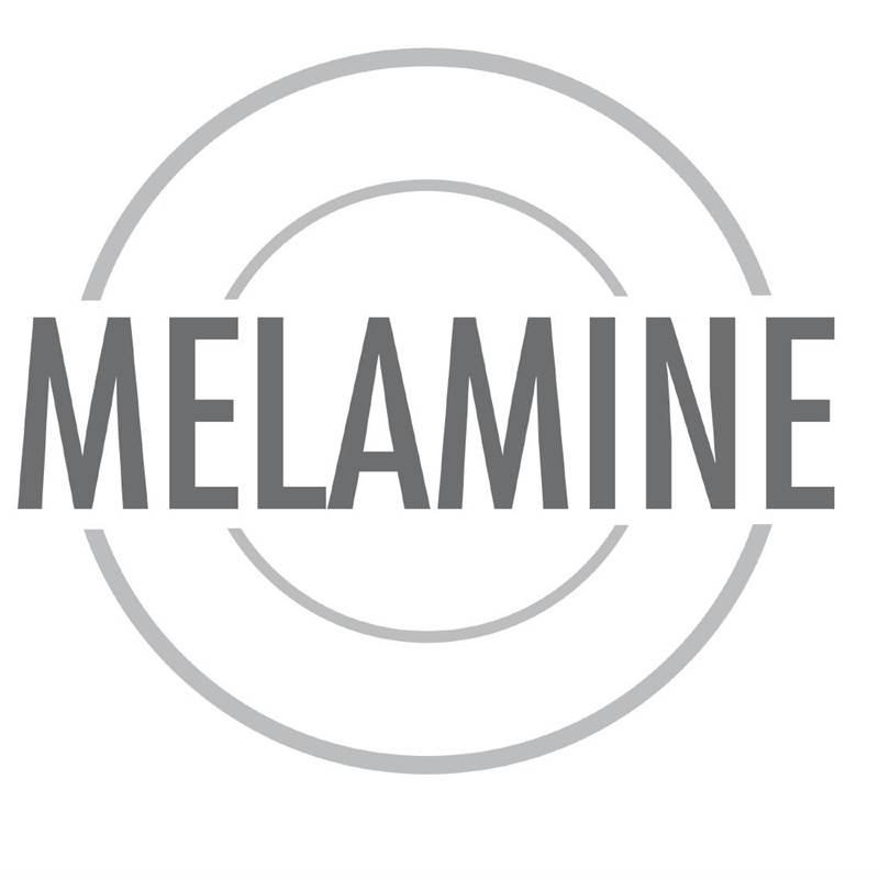 Float Vierkante Kom | Wit Melamine | 55mm