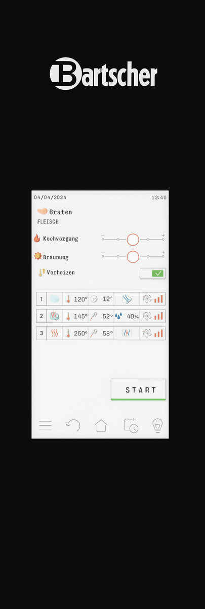 Four mixte à vap Silversteam2 P-10110DRS