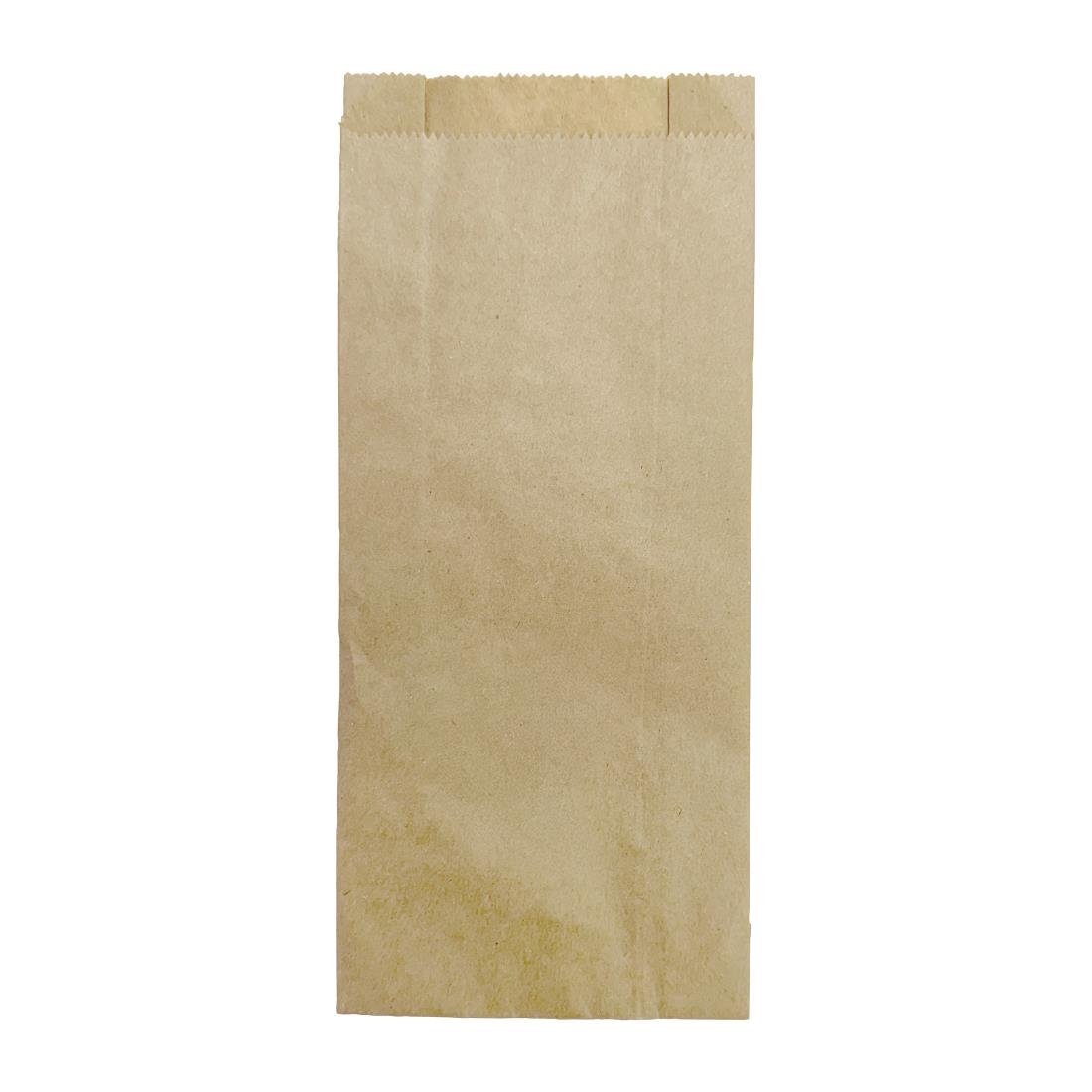 Fiesta Recycelbare Baguette-/Panini-Papiertüte 250x110x45mm (1000 Stück)