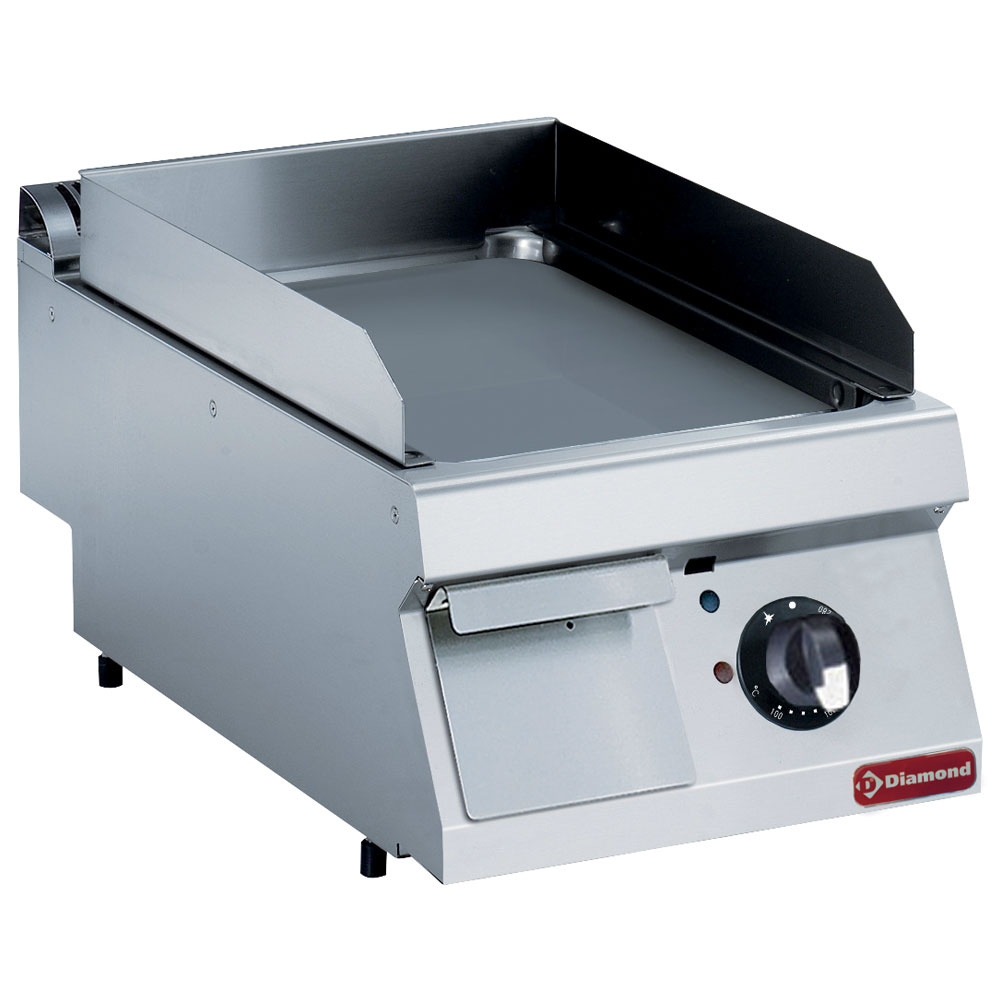 Plaque de cuisson électriquement lisse - Chromée - 400x700 (730) x (h) 250/320mm