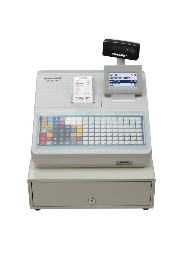 Kassa Sharp XE-A217W - Thermische Printer (GEEN INKT NODIG) - 2000 Producten - 99 Productgroepen