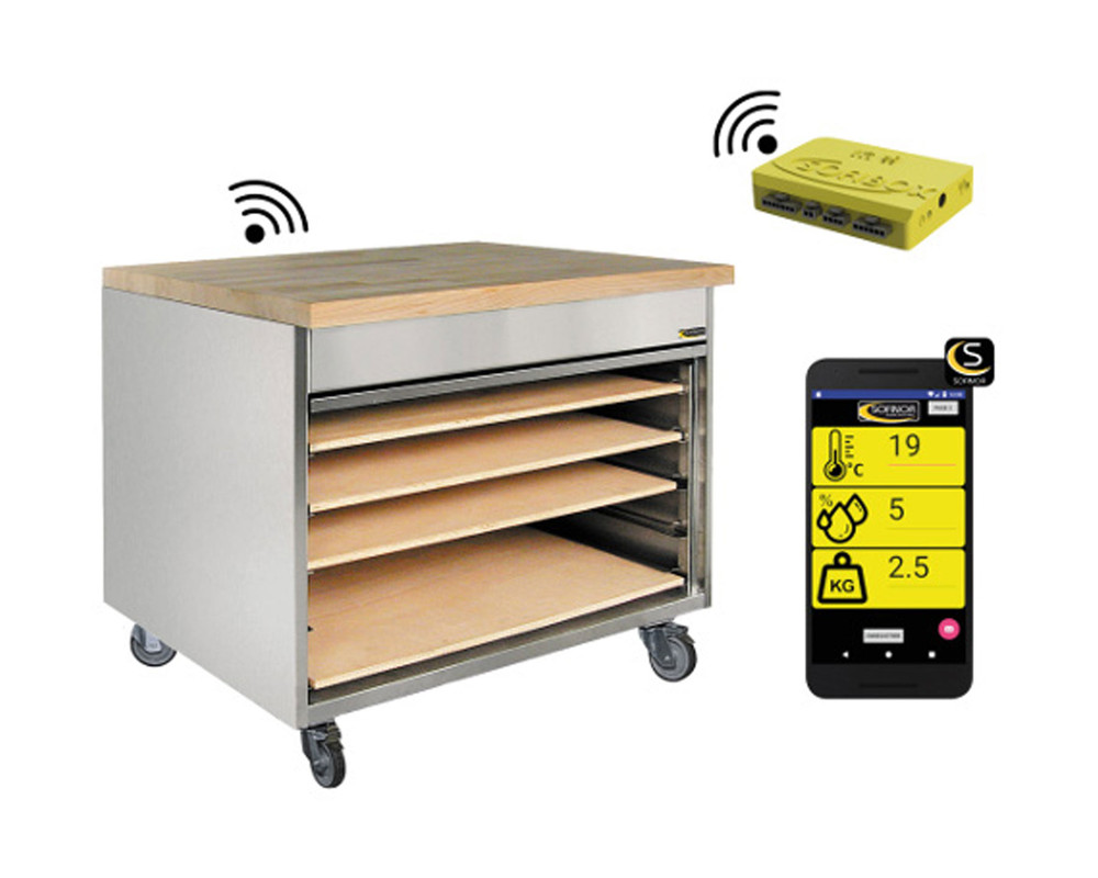 Parisien - avec tirette gauche - sur roulettes - sans planche 997(l)x800x900mm