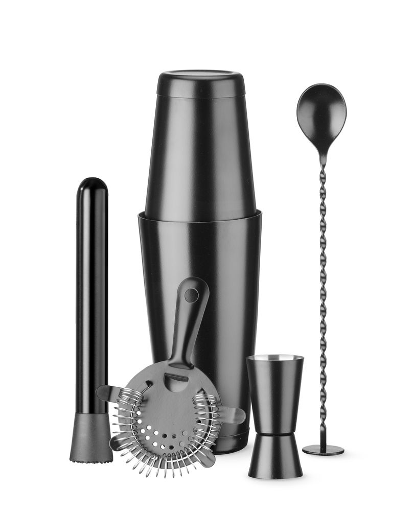 Set de barman - BarUp - Noir - Ø120x(H)320mm