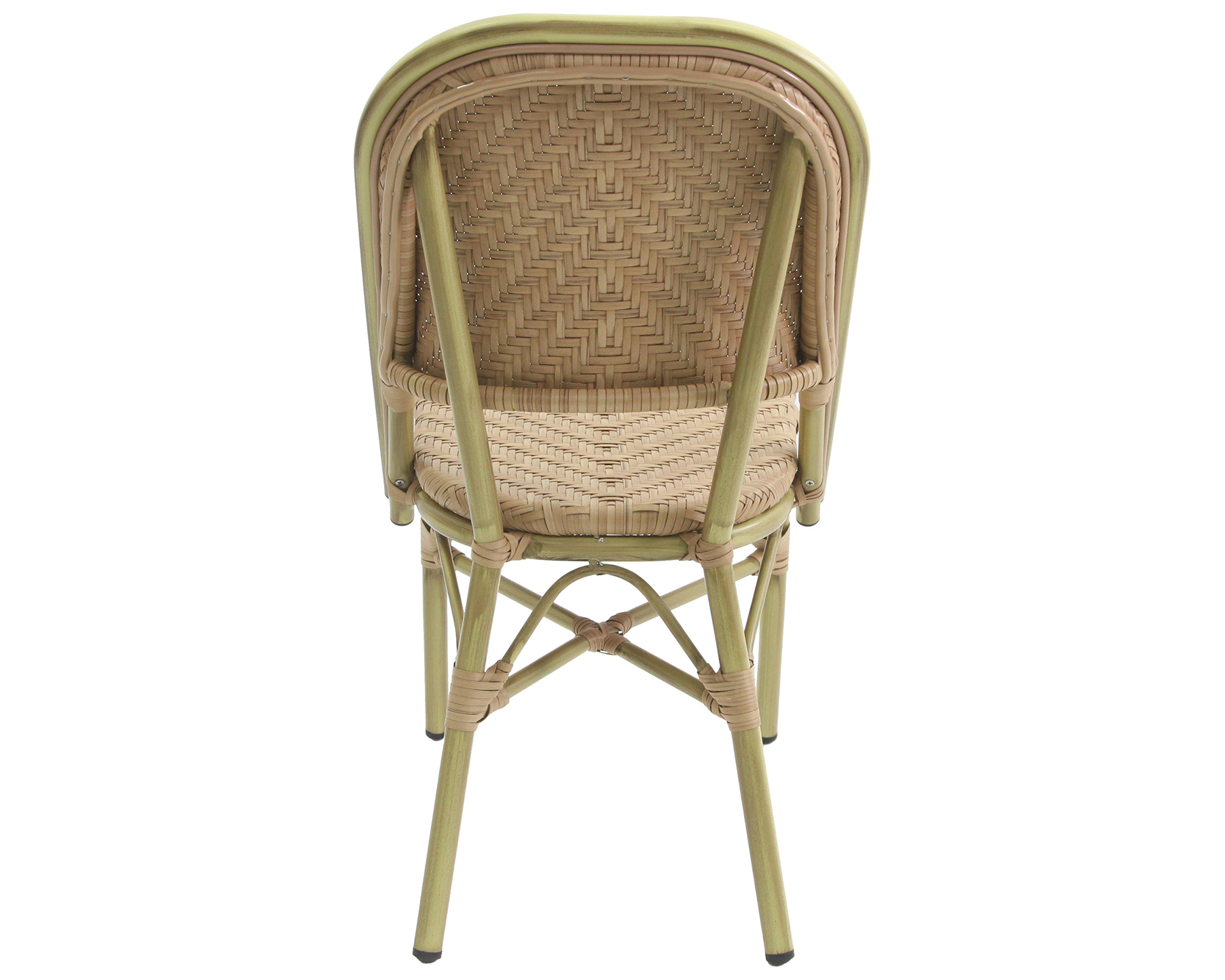 Chaise bistrot Paris - rotin - bambou naturel
