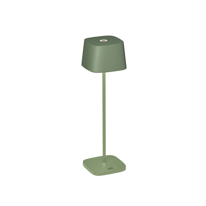Capri gris/vert - Lampe d'extérieur LED - USB rechargeable - 36x10cm