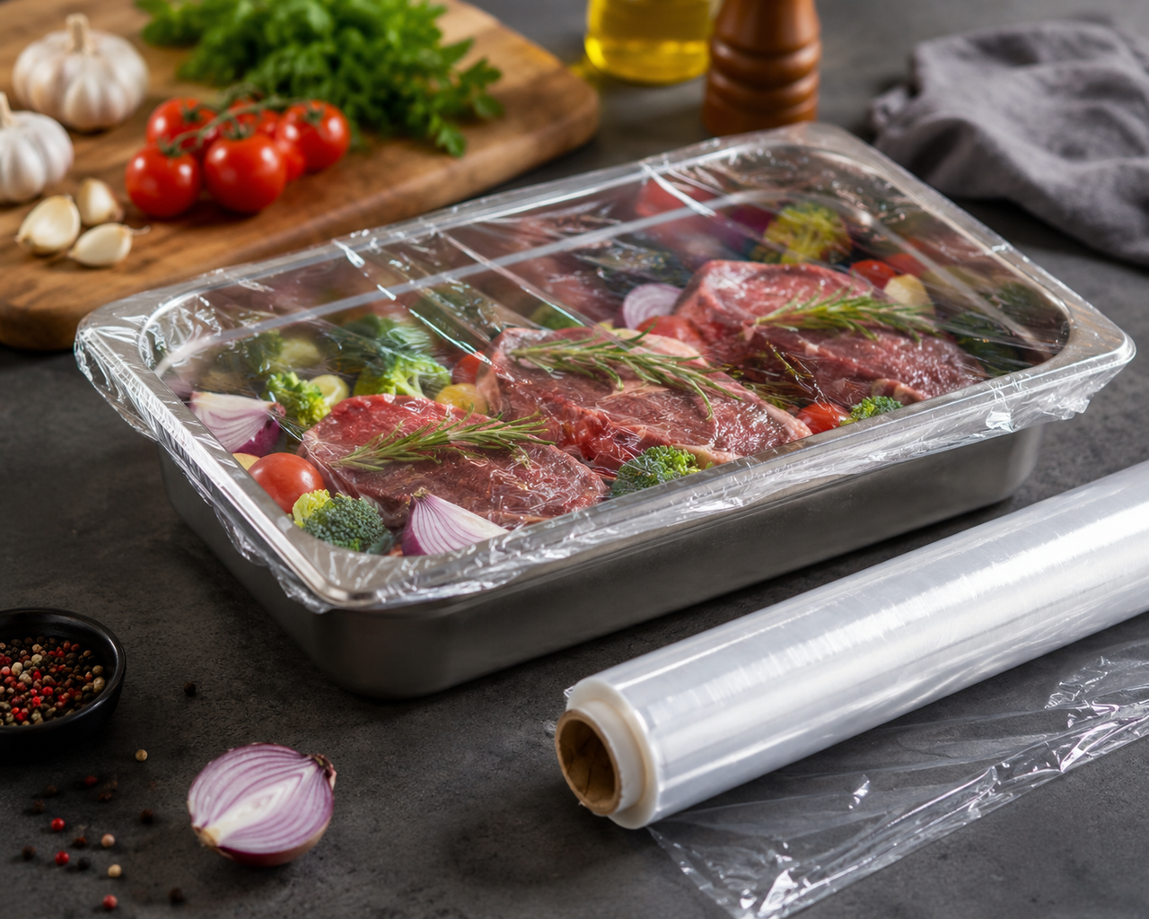 Rouleaux de film boucher perforé LDPE 30 x 24 cm – 800 g – 500 feuilles (2 rouleaux) ProSelect

