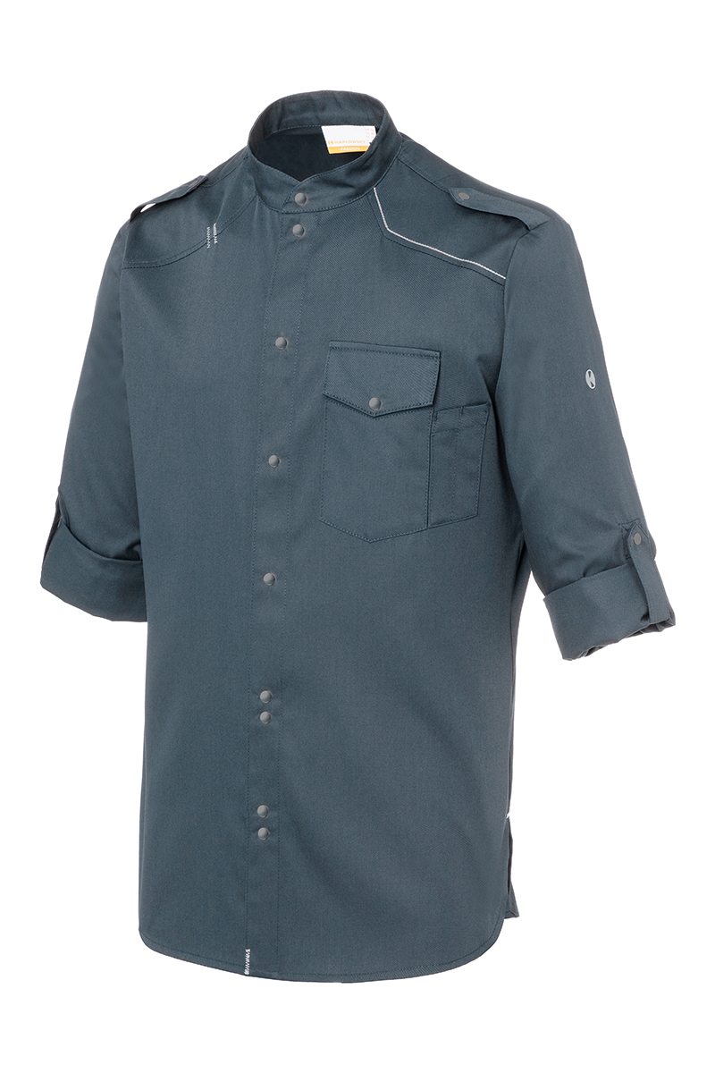Chemise de cuisine New-Identity - Anthracite - 56
